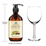 Bio jojobový olej 1 litr, 100% čistá kosmetika a kosmetika Naty Shop