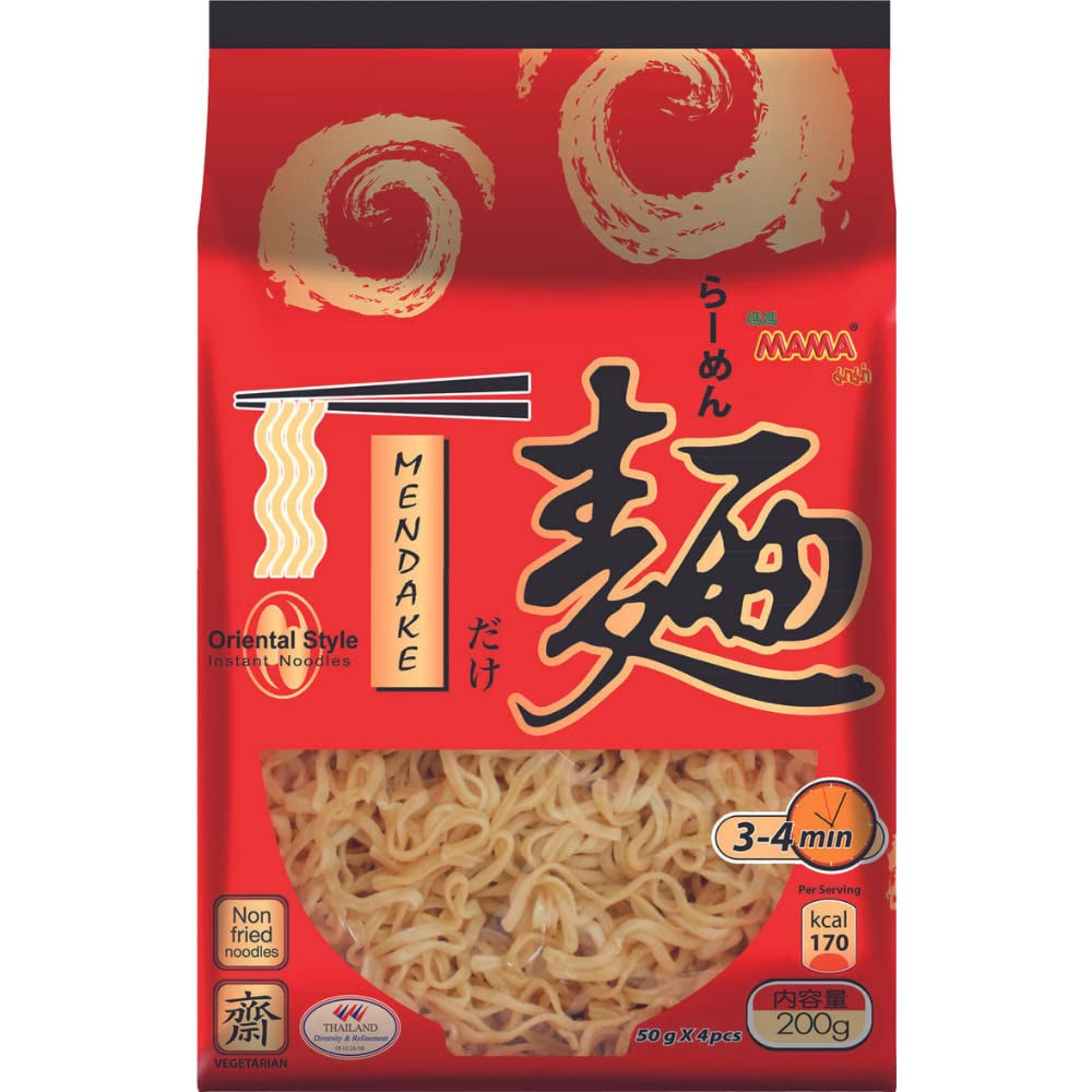 MAMA – nudle v orientálním stylu Mendake – vícenásobné balení (1 x 200 GR)