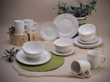 CreaTable, 23601, Romantic Vintage Series, 16dílná sada nádobí pro 4, Porcelánová kombinovaná služba, Vhodné do myčky a mikrovlnné trouby, Kvalitní výroba