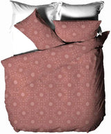 Sada povlaků na přikrývky The Linen Yard Bohemian, červená, 260 x 220 cm Peřiny a přikrývky Naty Shop Red Clay Single Bed