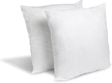 Modrá Câlin sada 2 polštářů s pevným komfortem "Alaska", super výplň, obálka ze 100% bavlněného perkálu, bílá, 65 x 65 cm čtvercový tvar Polštáře Naty Shop Standard