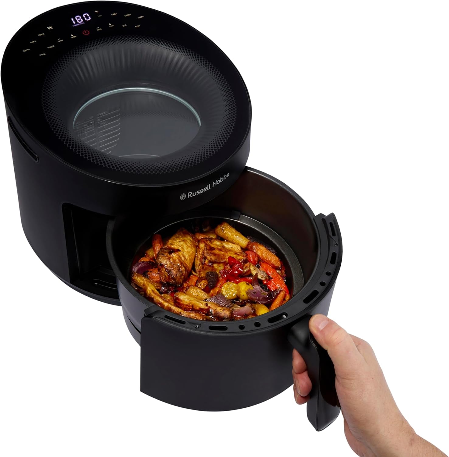 Russell Hobbs Airfryer, 5 litrů, 10 programů, okénko Naty Shop Appliances