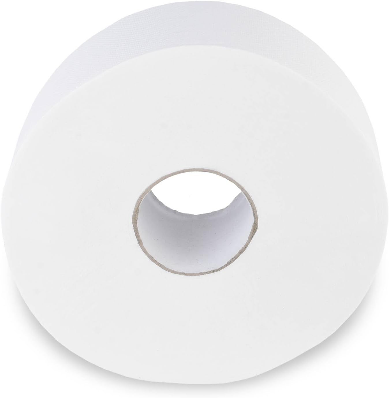 Quicky Jumbo 2vrstvý toaletní papír, Ø 25 cm, zářivě bílý, reliéfní s jemnými tečkami, 6 rolí - savý a odolný proti roztržení pro maximální hygienu, ideální pro veřejné instituce a průmysl