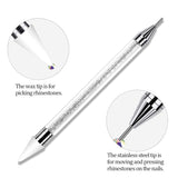 ANGNYA 4000 Stück Strasssteine ​​​​Nägel Nail Art Strasssteine ​​Dekorationen Nagelsteine ​​Für Nail Art Zubehör Und Klare Kristall Strasssteine ​​​​Handwerk Mit Pick up Pinzette Und Strass Picker Tečkovací pero…