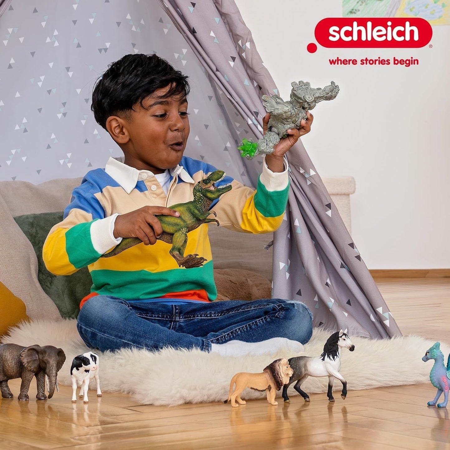 Schleich ELDRADOR CREATURES | Vládce džungle 70151 | ELDRADOR Schleich Monster Hrací figurka s otočnou hlavou a pohyblivými pažemi | Skvělý dárek pro děti | Od 7 let | 14 X 7 X 114 cm Akční figurky Naty Shop