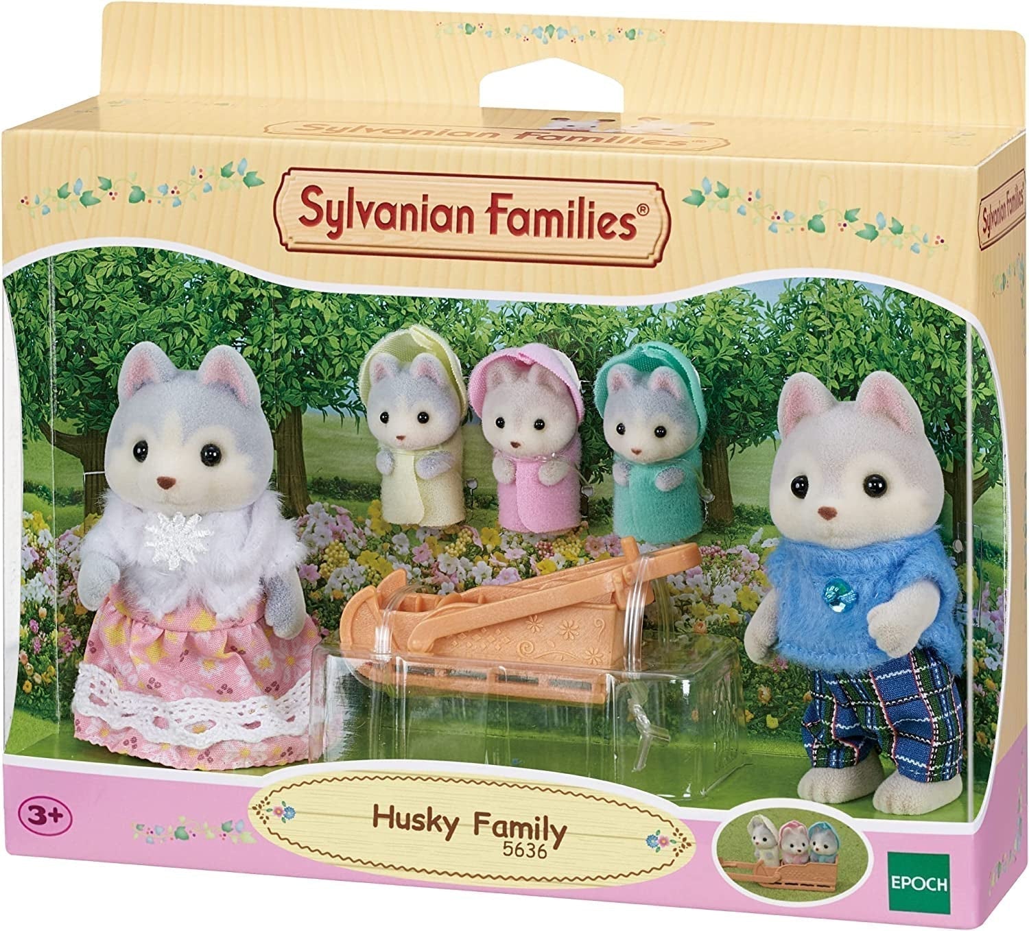Panenky Sylvanian Families L5636 Husky Family Naty Shop