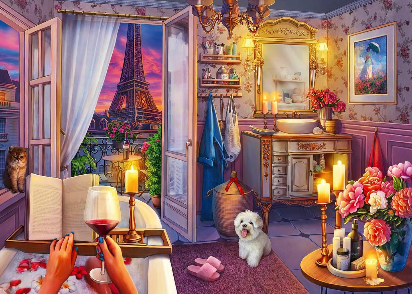 Puzzle Ravensburger - ve vaně - 500 dílků Puzzle Gold Edition Naty Shop