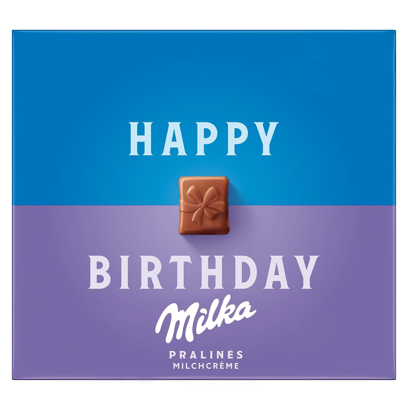 Pralinka Milka Gratulujeme – Čokoláda z alpského mléka s jemnou mléčnou krémovou náplní – 10 x 110g