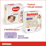 Pleny Huggies Extra Care, ultra savé, velikost 5 (12-17 kg), 68 kusů