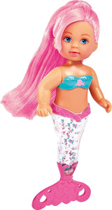 Simba 105733482 - Evi Love Glitter Mermaid, panenka mořské panny s ocasní ploutví, která při zatřesení svítí. Je poskytována pouze JEDNA položka.