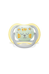 Noční dudlík Philips AVENT Ultra Air pro děti 18+ měsíců Zářící ve tmě Twin Pack Cloud/Tiger (model SCF376/01)
