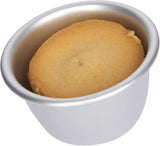 Kitchencraft Mini formičky na pudink Eloxovaný hliník 7,5 cm Sada 4 stříbrných pečicích forem a táců Naty Shop