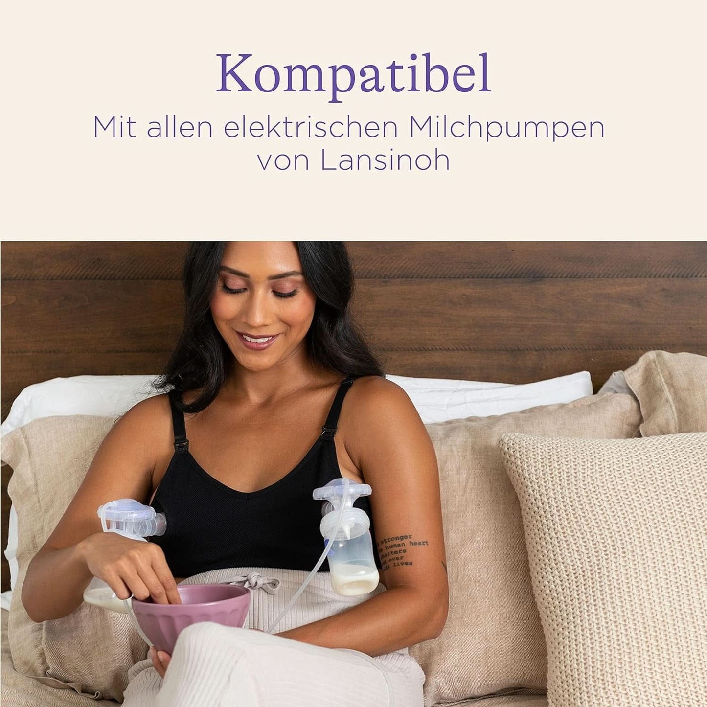 Lansinoh Pump Set - sada údržbových / náhradních dílů pro elektrické odsávačky mateřského mléka Příslušenství Potraviny a kojení Bebe Naty Shop