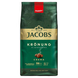 Jacobs Café Crema Gold Kaffeebohnen 1 kg – Vollmundig, Aromatisch, Fruchtige Notes, Arabica & Robusta Bohnen, Intensität 5/10, Ideal Für Café Crema Naty Shop Krönung Crema 1 kg