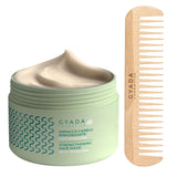 GYADA COSMETICS Balíček pro posílení vlasů Spirulina Vyživující proti vypadávání vlasů Duální tipy Funguje 250 ml + hřeben z bukového dřeva Ideální pro rozčesávání všech typů vlasů Naty Shop Hair Mask Výchozí název