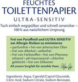 HiPP Baby Soft Wet toaletní papír (6 x 50 listů), 99 % voda, Ultra Sensitive, Neparfémovaný, s odklápěcím víčkem