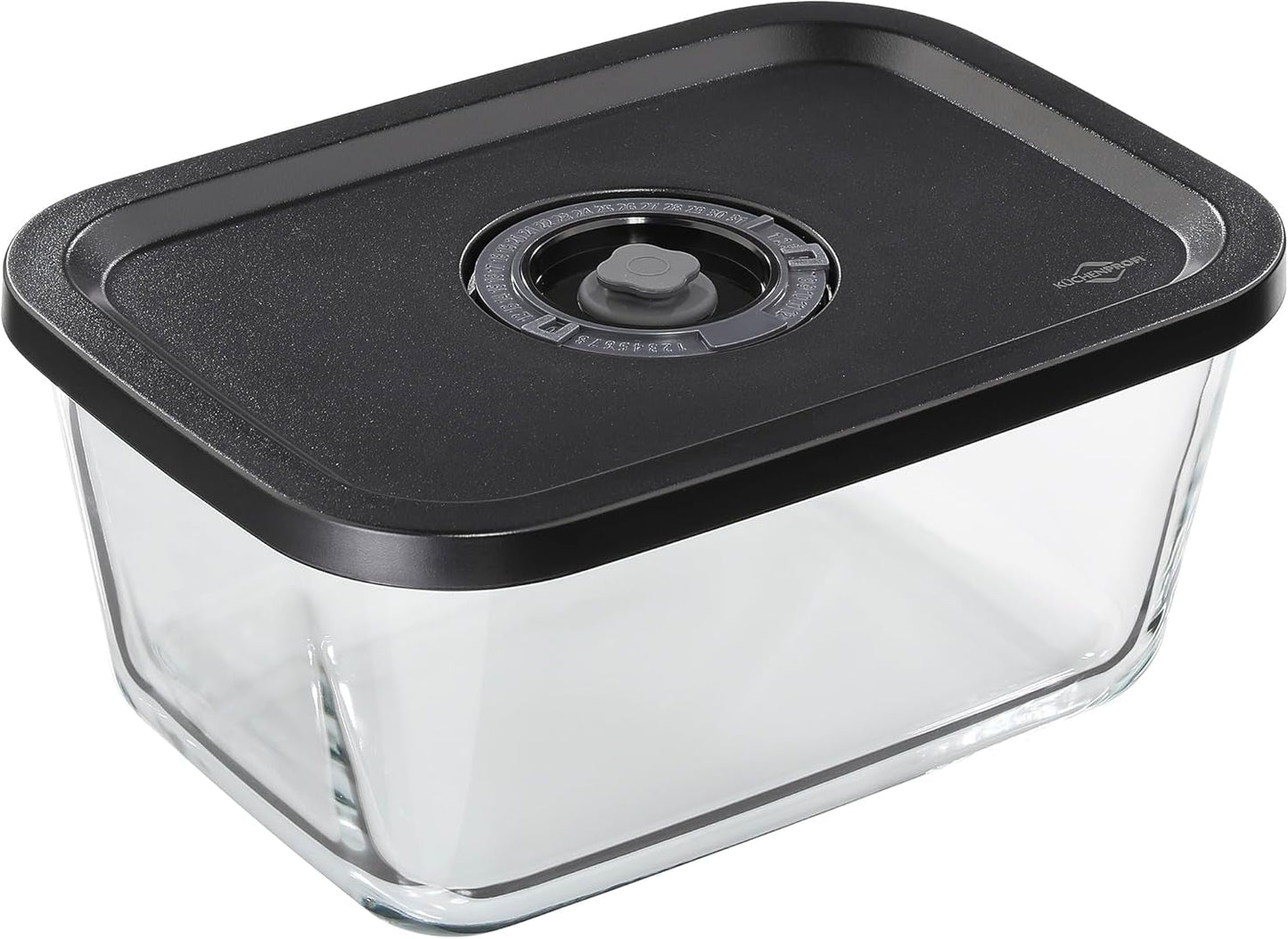 Vakuová souprava Küchenprofi EASYFRESH | Sada 7 kusů | 1x elektrická vakuová pumpa, 1x vakuová dóza S, M a L, 3x vakuové sáčky 22x21 cm | borosilikátové sklo, vysoce kvalitní plast | příprava a skladování Boxy na potraviny Naty Shop Vakuový box L