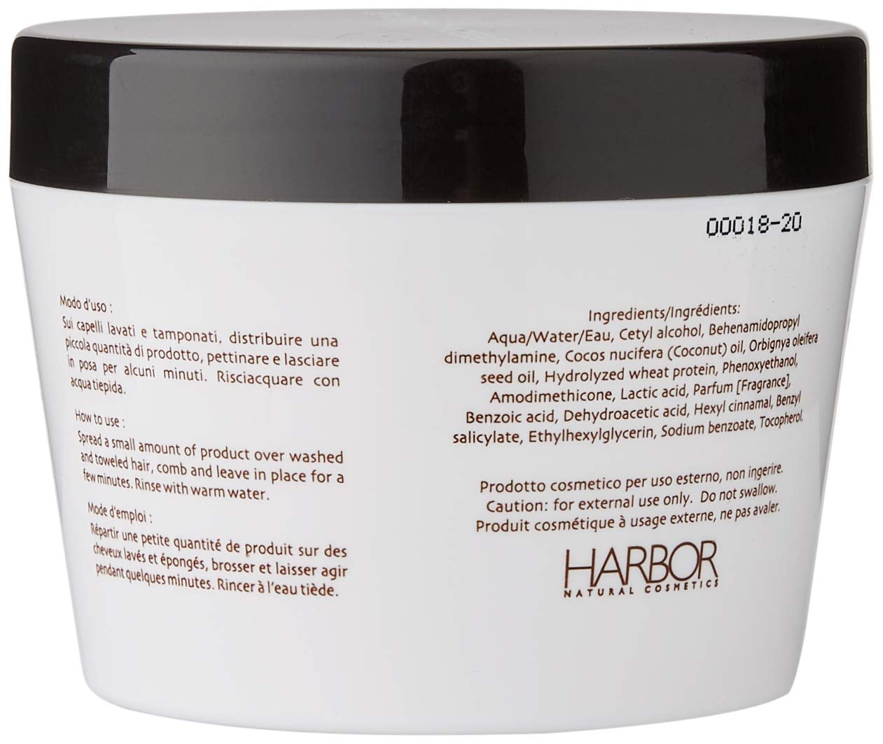 Phytorelax Intensive výživná maska na vlasy s kokosovým olejem, 1 balení (1 x 250 ml) Naty Shop vlasová maska