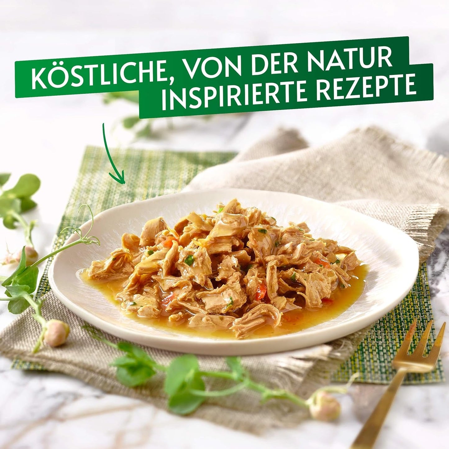Gourmet Nature's Creation Mokré krmivo pro kočky v želé, přírodní krůtí, balení 12 ks (12 x 85 g)