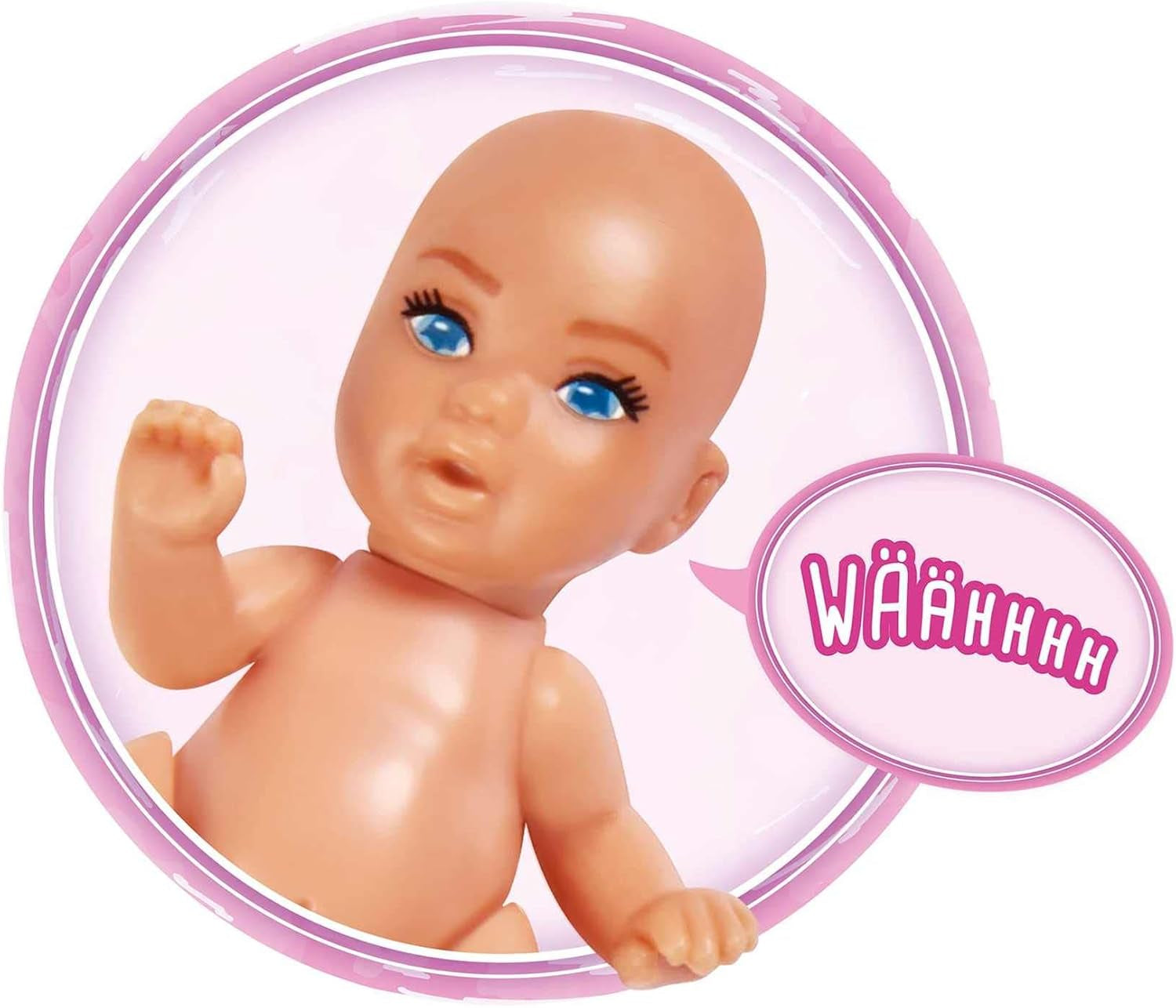 Simba 105733480 - Batoh pro miminko Steffi Love, panenka pro těhotné s miminkem a skvělými zvuky, doplňky pro miminka a nosítka, panenky Pink Naty Shop