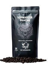 Black Dragon Espresso 100% Robusta - Extra silná pražená kávová zrna - Velmi silná a plná káva s vysokým obsahem kofeinu - Velmi silné espresso