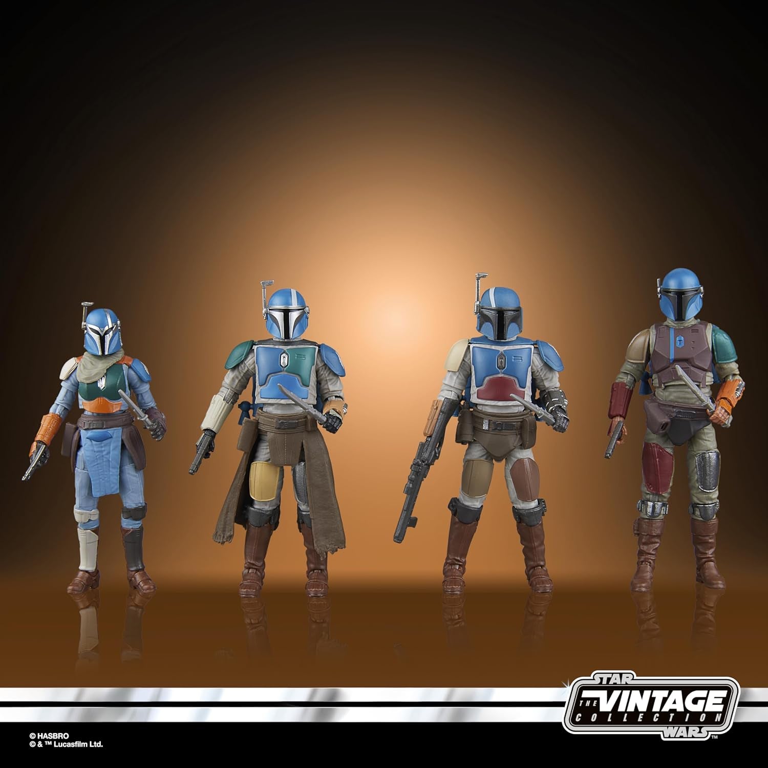 Star Wars Vintage kolekce Mandalorian Shriek-Hawk, 4 balení Mandalorian, Měřítko 9,5 cm Akční figurky Naty Shop