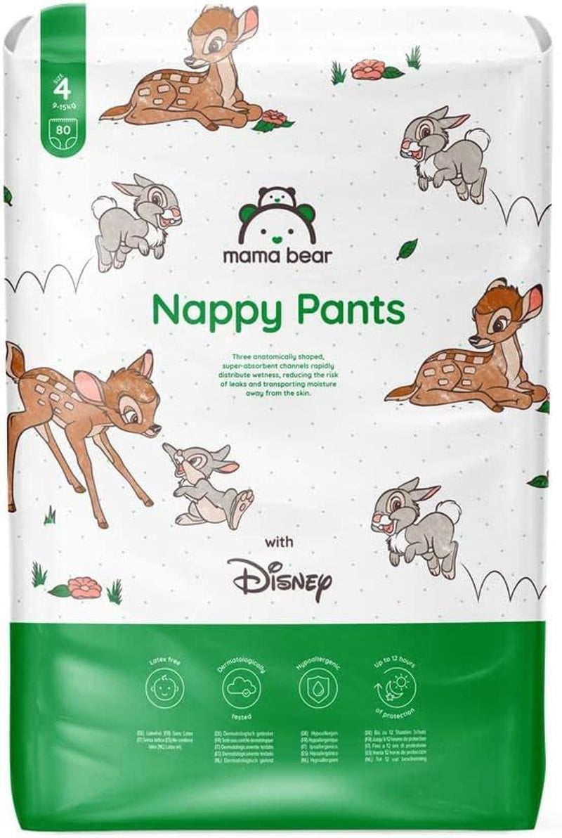 Značka Amazon: Mama Bear Disney Velikost 6 (15+ kg) – měsíční balení, bílá, 120 kusů (2 balení po 60)
