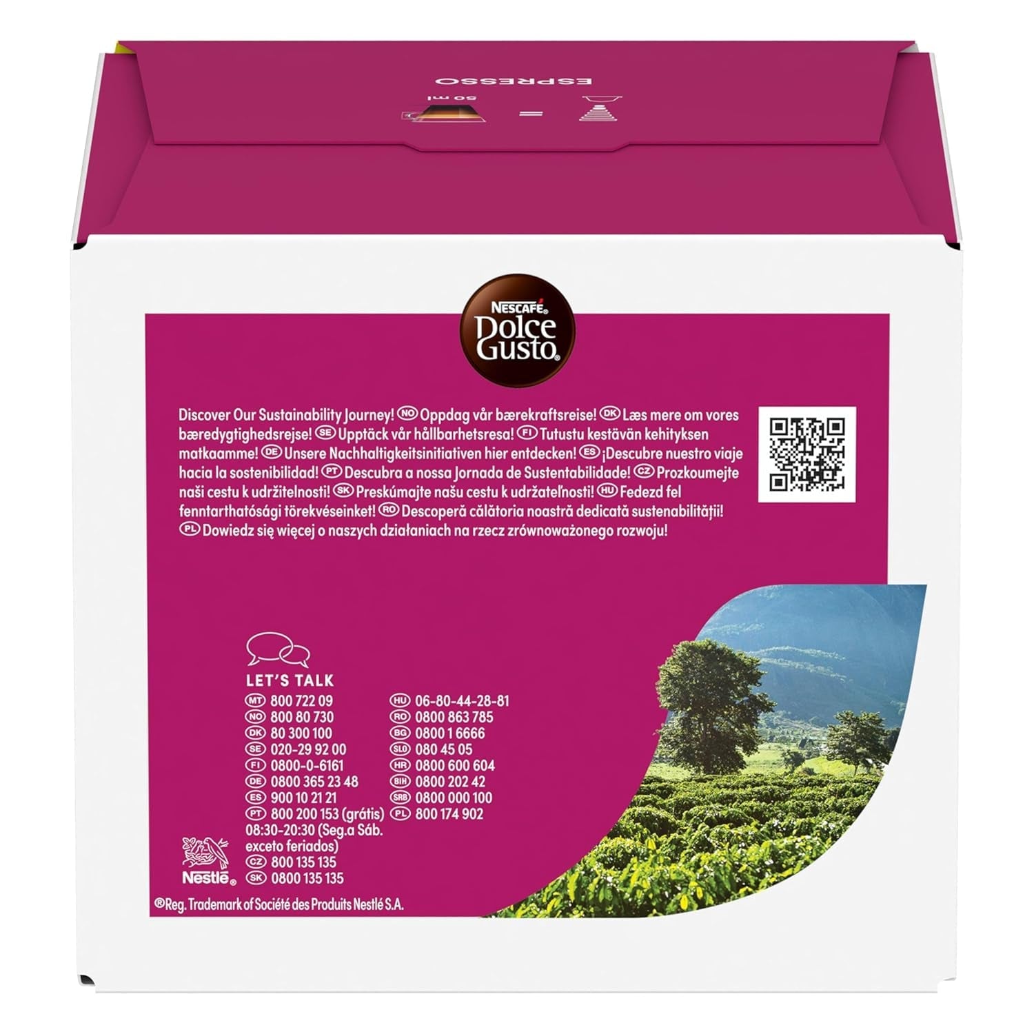 NESCAFÉ DOLCE GUSTO Espresso Kaffeekapseln 3er Vorratspack (3 x 30 kapslí)
