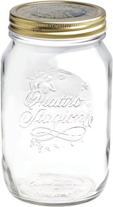 Bormioli QUATTRO STAGIONI skladovací dóza 1 litr (balení 2 ks) Dózy na potraviny Naty Shop 1000 ml