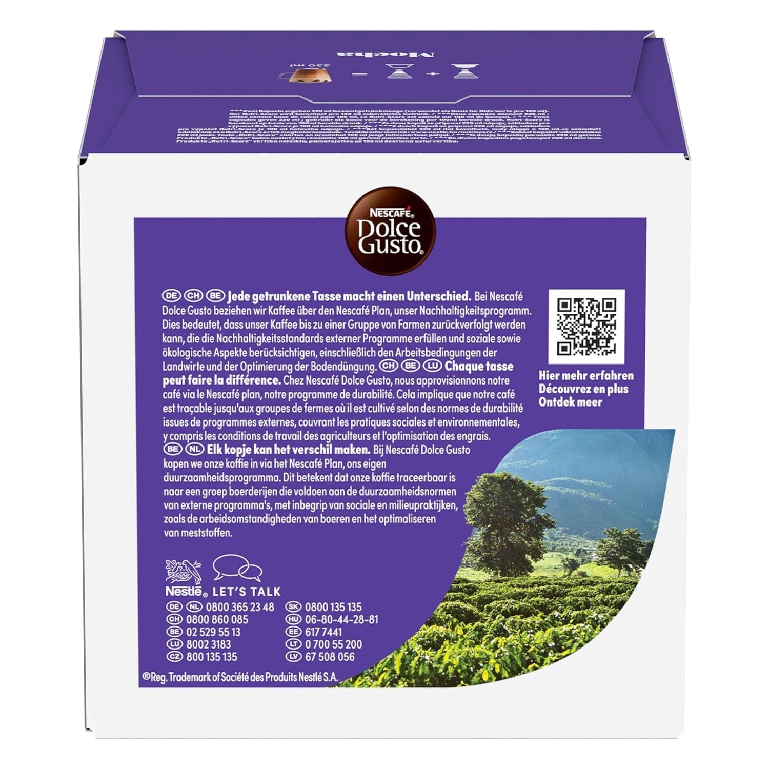 NESCAFÉ DOLCE GUSTO Mocha Kaffeekapseln 3er Pack (3 x 16 kapslí)
