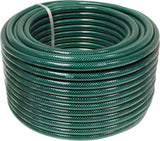 Zahradní hadice Faithfull 50 m (164 stop) Vyztužená 12,7 mm (1/2 palce) Průměr – Těžká PVC trubka, zelená