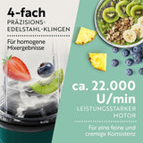 Gourmetmaxx Mr Magic Blender, Smoothie Maker s balíčkem příslušenství Xxl Naty Shop