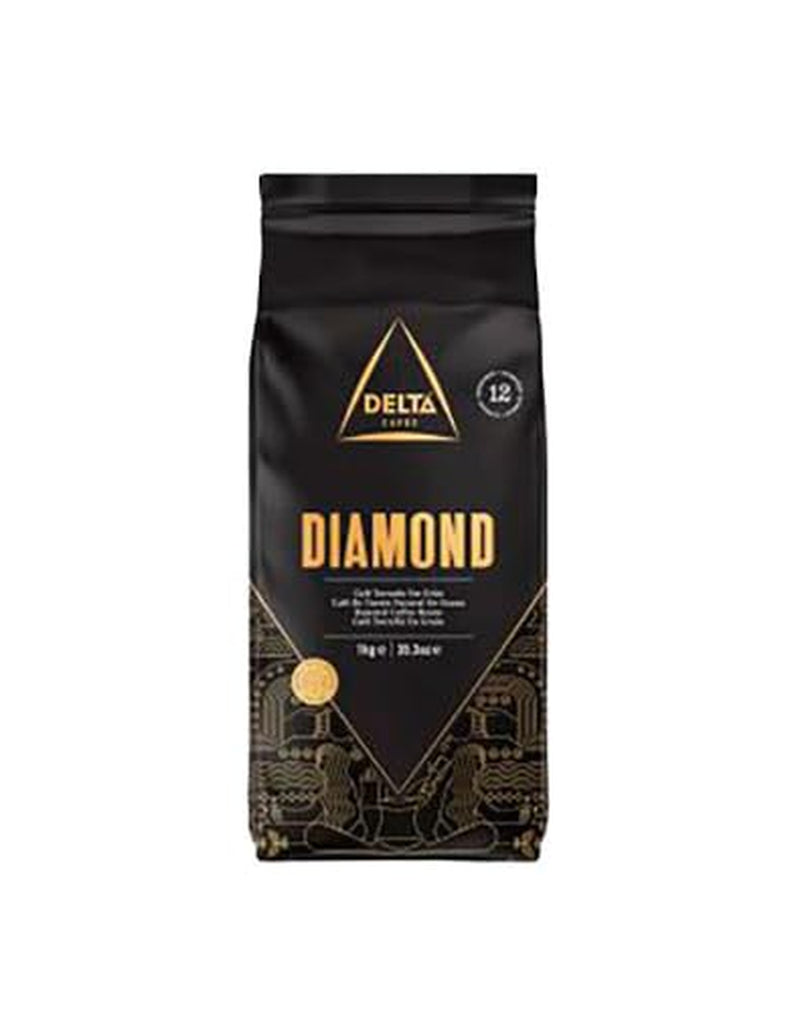 Zrnková káva Delta Diamond 1 kg – Intenzivní aroma, prémiová pražení, celá zrna