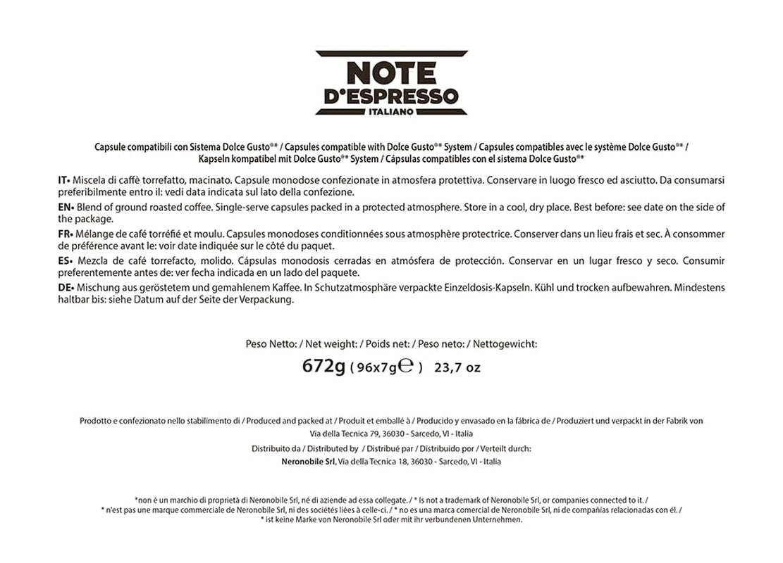 Extremo kávové kapsle Dolce Gusto kompatibilní 7g x 96 kapslí