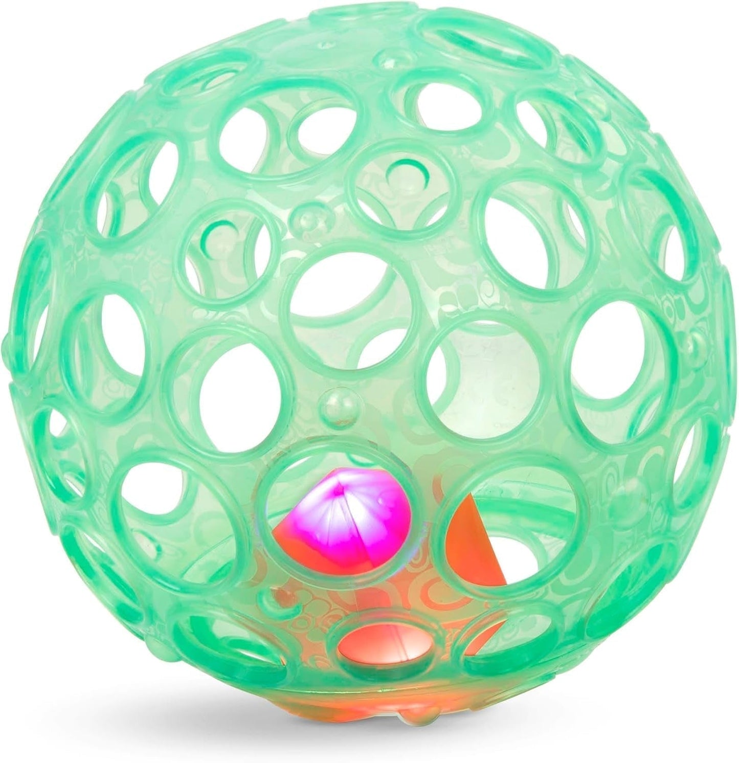 B.toys Baby Toy Dětská hračka, motorická hračka se světlem - Hračka pro novorozence, dívky a chlapce od 0 měsíců, bez PVC Hračky pro miminka Naty Shop Ball se světlem