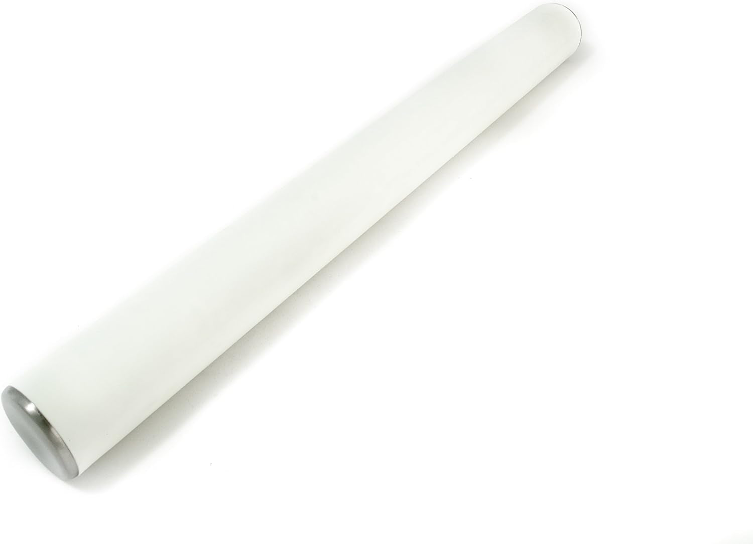 Profesionální váleček Städter se silikonovým povrchem, Ø 5 cm, L 49 cm, pro dokonalé válení fondánu a marcipánu, potravinářský silikon, bílý