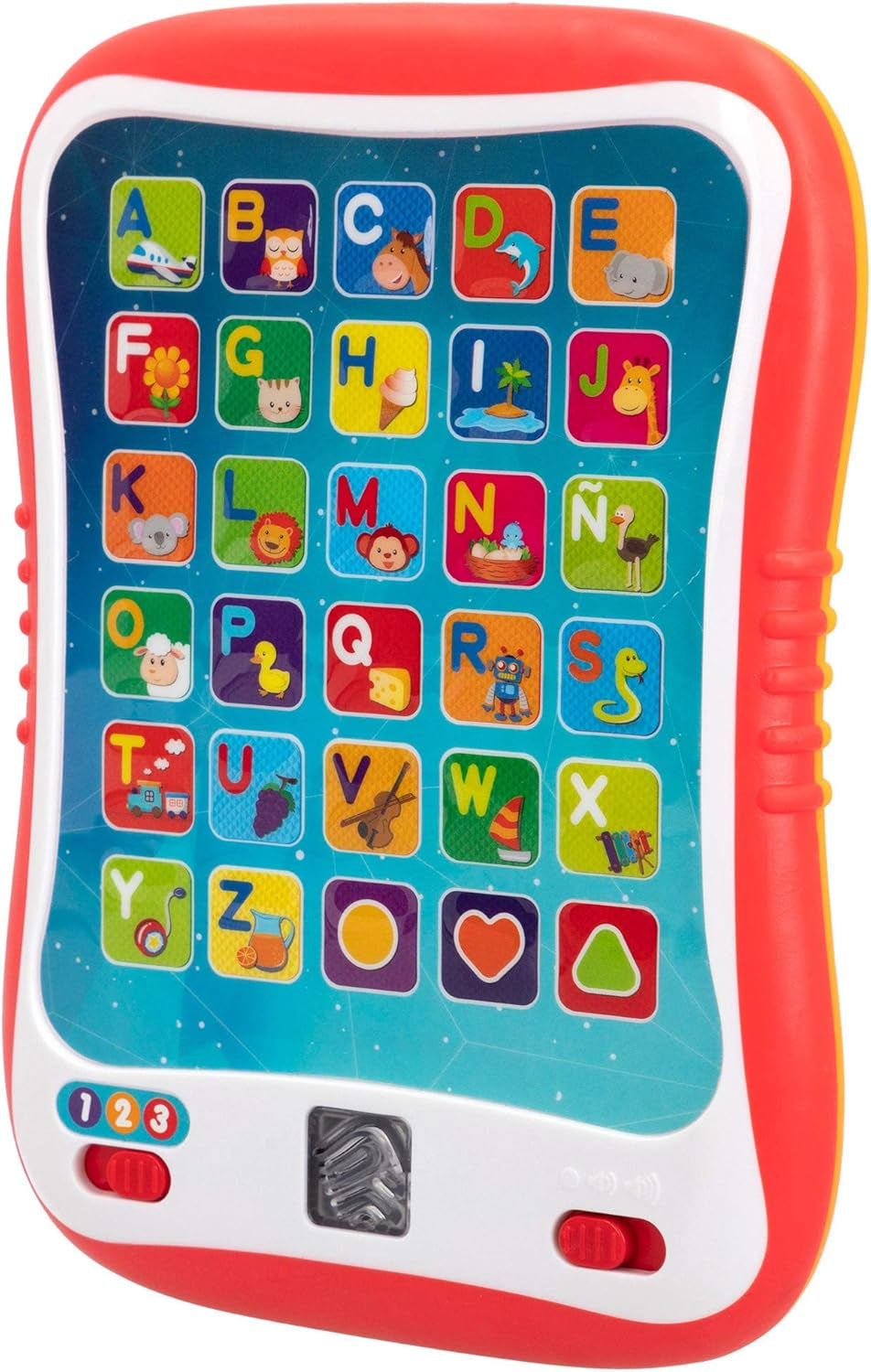winfun ColorBaby 44256 výukový podnos se světlem a zvukem Hračky pro miminka Vzdělávací tablet Naty Shop