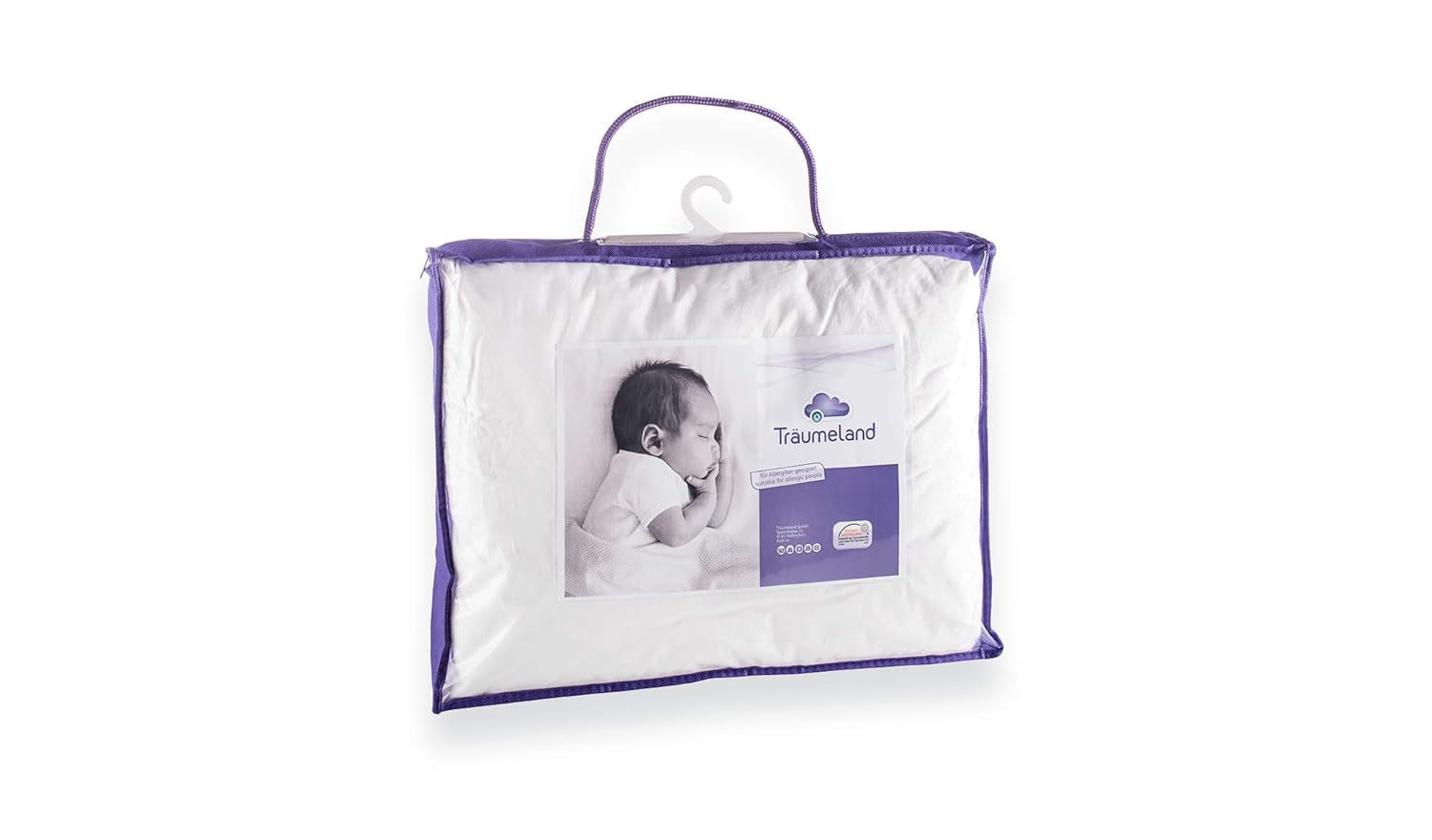 Dreumeland T060183 Polštář Mech s Tencelem 40 X 60 cm, bílý Standardní polštáře Naty Shop