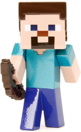 Sada postaviček Jada Toys Minecraft (4 kusy) Vyrobeno z kovu - Sběratelské figurky Minecraft Caves & Cliffs (Steve, Alex, Creeper a Warden) pro hráče a sběratele 8+ 6 cm každá akční figurka Naty Shop