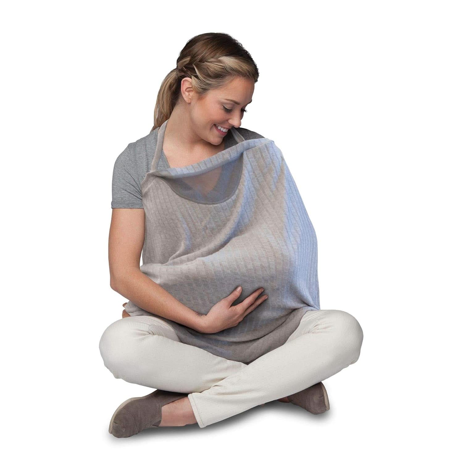 Chicco - Boppy Infinity šátek na kojení 17 cm šedý Doplňky Jídlo a kojení Bebe Naty Shop