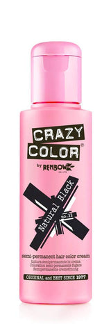 GO TOXIC UV semipermanentní krém na barvení vlasů, 100 ml (1 balení) Naty Shop Barva na vlasy Přírodní černá 100 Ml (1 balení)