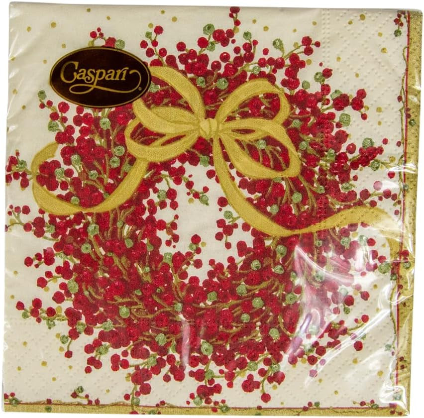 Třívrstvé papírové ubrousky 8070C, 20 kusů, 25 x 25 cm, pepř