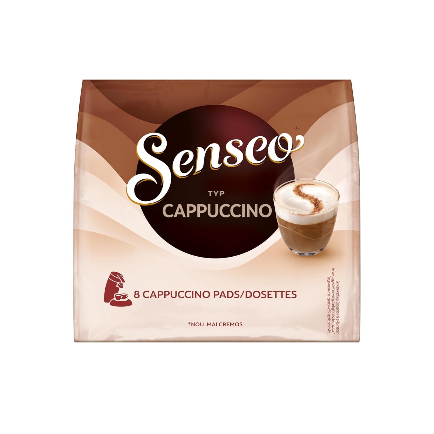 Senseo Pads Probierbox 5 Sorten, Vielfaltspaket, 5 x 16 Getränke, 80 kaffeepadů