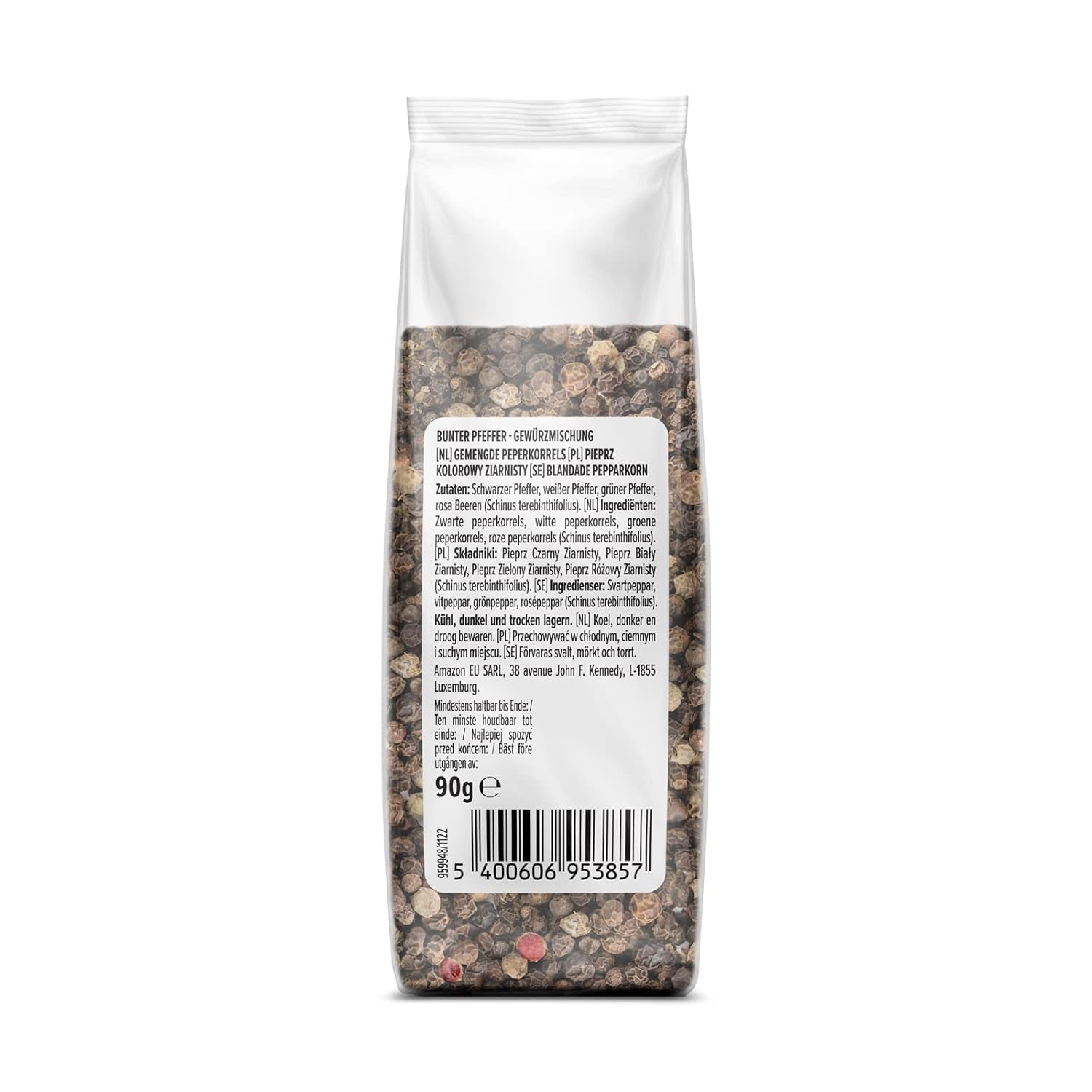 od Amazon Pfeffer bunt ganz, 90 g
