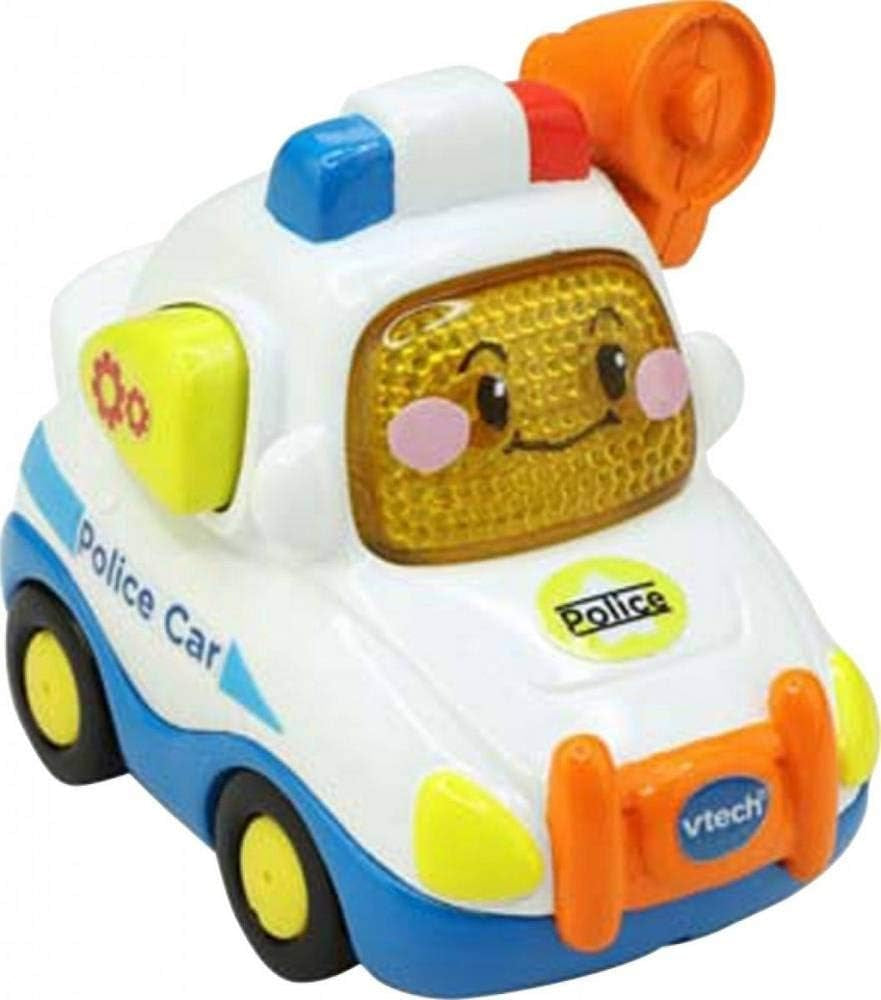 Vtech TUT TUT Baby Flitzer - Policie - Autíčko s hudbou, světelným tlačítkem, zajímavými větami a zvuky - Pro děti ve věku 1-5 let Bebe Naty Shop Toys Default Title