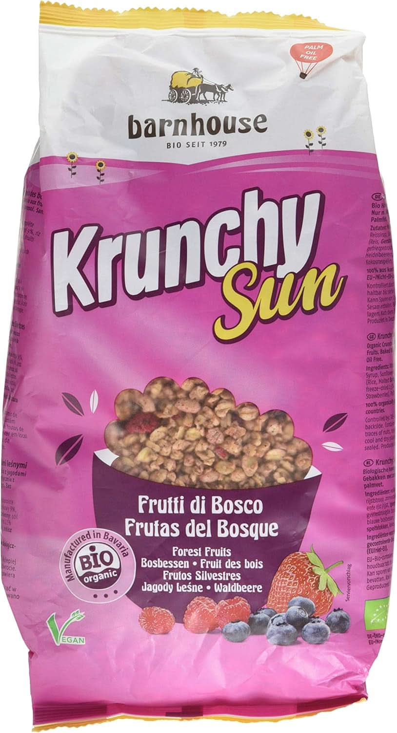 Barnhouse Müsli Krunchy Sun Fruits, 750 gramů Cereal Naty Shop