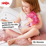 Panenka HABA Lily Lou - Měkká látková panenka od 18 měsíců - 30 cm s oblečením a vlásky - Ideální parťák na hraní pro malé děti - 1302842001