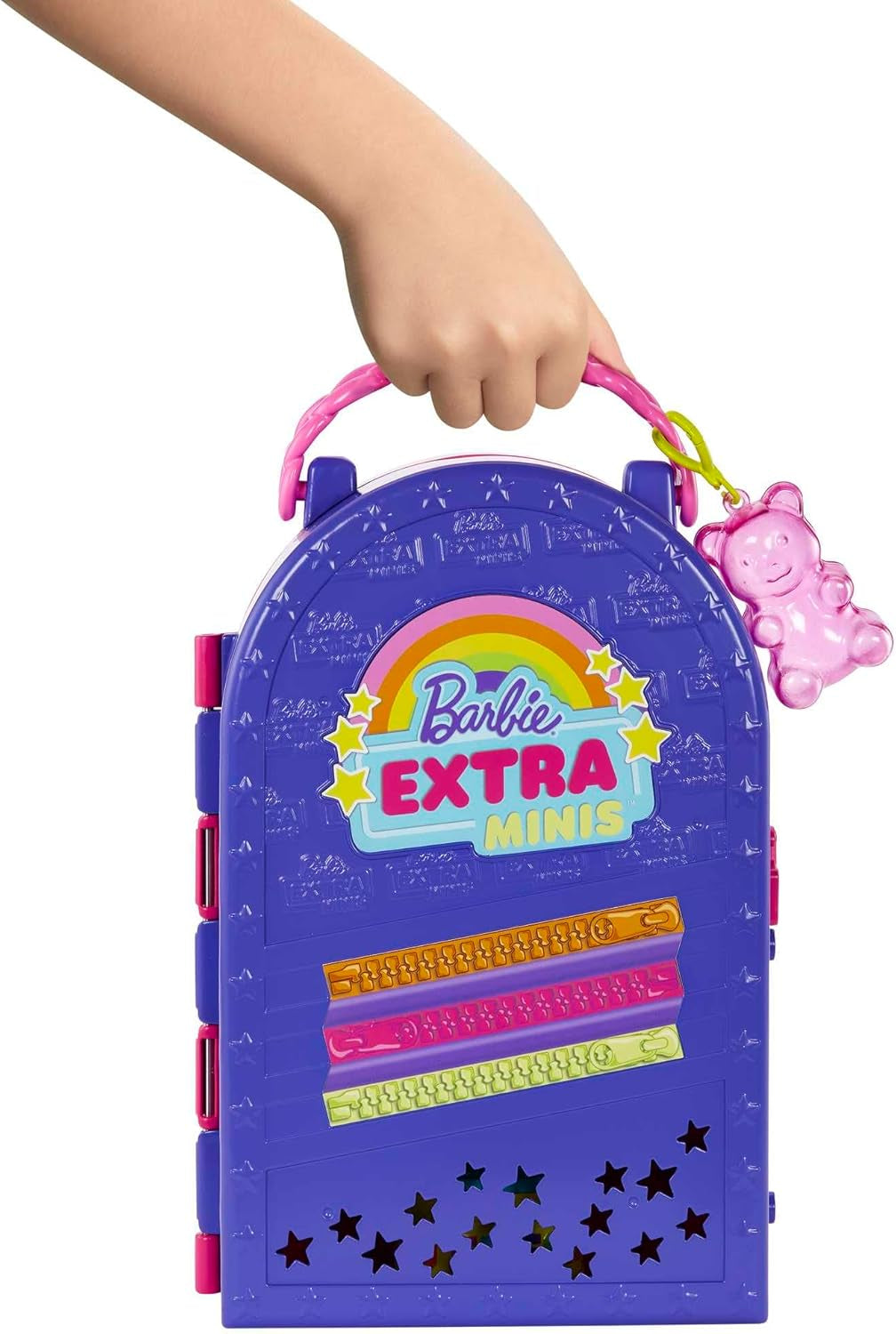 Barbie Extra mini, extra mini panenka a butiková herní sada, skříň se skříňkami, police, zrcadla, platforma 360, extra mini panenka s doplňky v růžových vlasech, HHN15