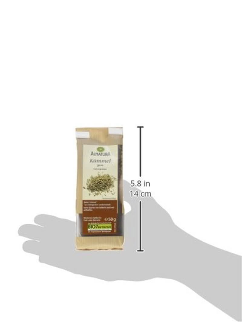 Celý organický kmín, 50 gramů Condimente Naty Shop