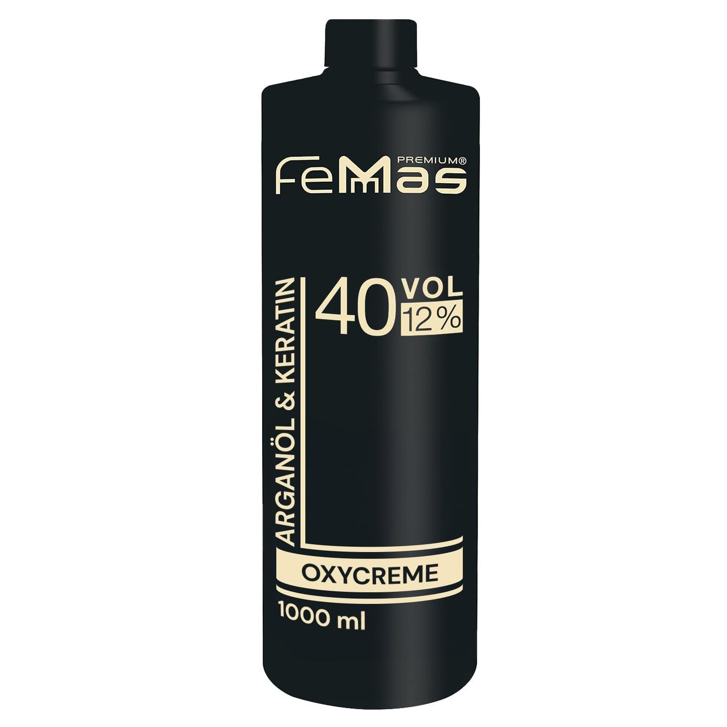 FemMas Oxycreme v 6% 1000 ml I Oxidační činidlo pro barvení a barvení vlasů I Snadná aplikace a optimální fixace I Vývojka pro jednotné výsledky v salonní kvalitě I Vývojka na barvení vlasů Barva na vlasy Naty Shop 12 1 litr (1 balení)